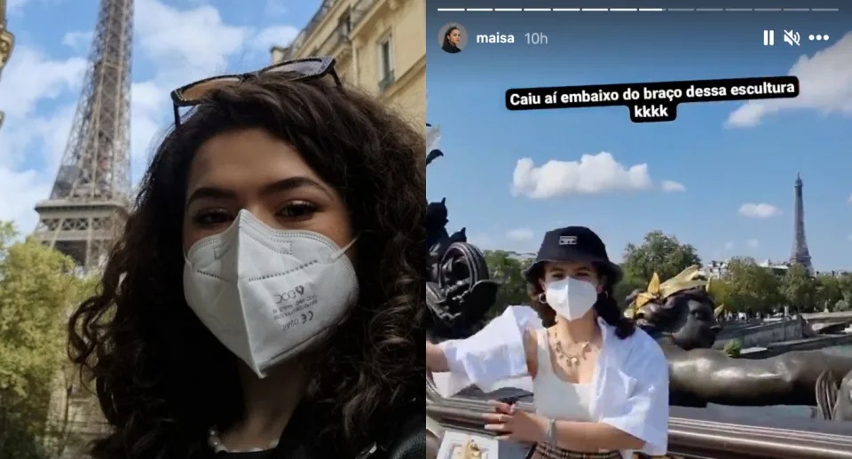 Maísa aposta em look de grife de R$ 27 mil em Paris