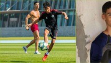 Receba! Filho de CR7 entra na onda e imita o 'Luva de Pedreiro'; veja