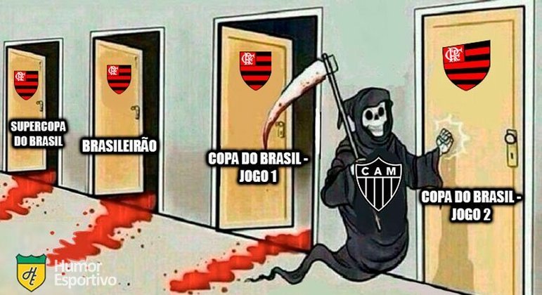 Os melhores memes da vitória do Atlético-MG sobre o Flamengo pelas oitavas de final da Copa do Brasil.