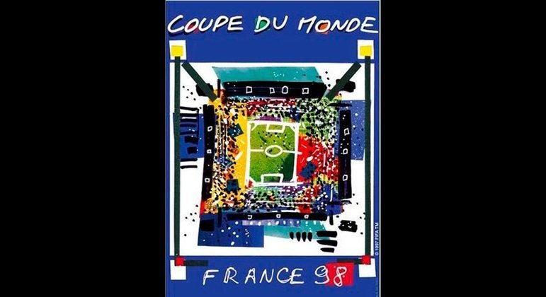 Pôster da Copa do Mundo de 1998 (França)