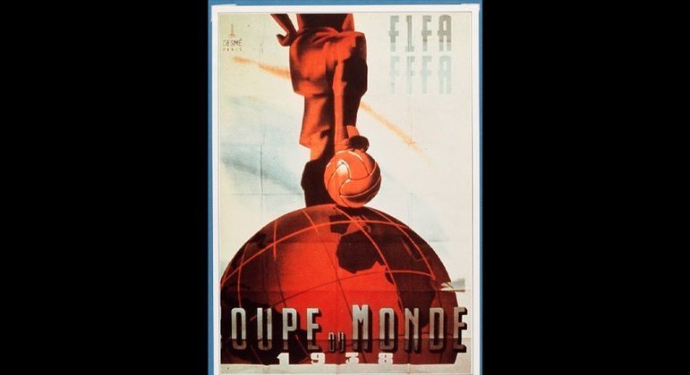 Pôster da Copa do Mundo de 1938 (França)