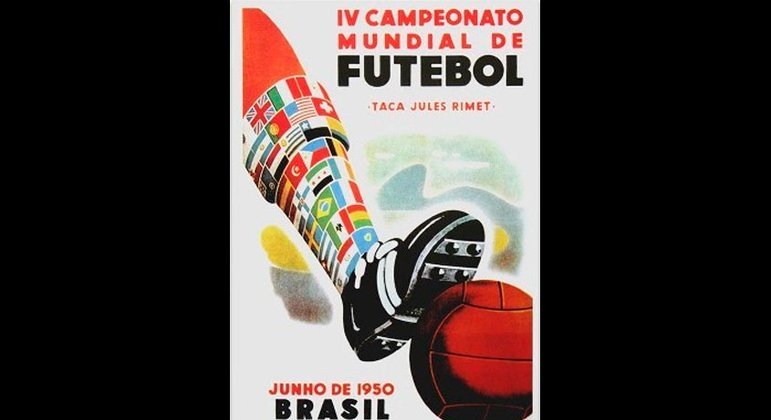 Pôster da Copa do Mundo de 1950 (Brasil)