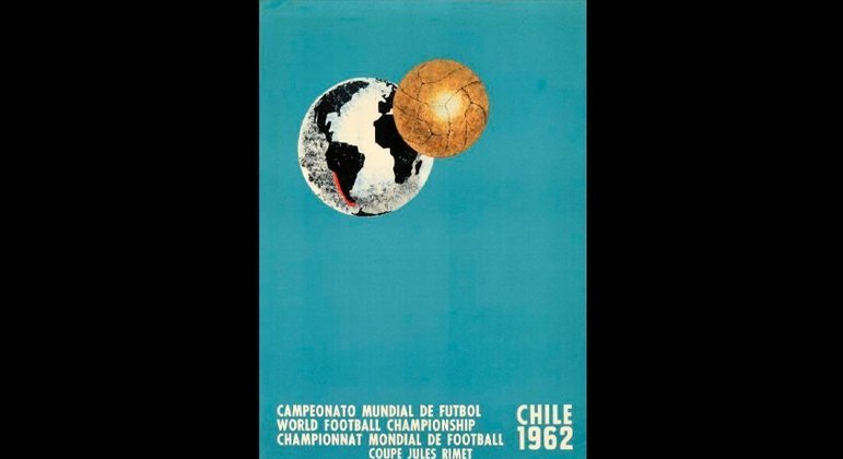 Pôster da Copa do Mundo de 1962 (Chile)