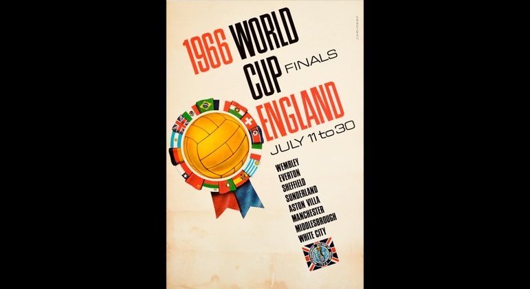 Pôster da Copa do Mundo de 1966 (Inglaterra)