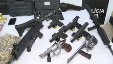 Polícia apreende fuzil, pistolas e metralhadora de núcleo do PCC