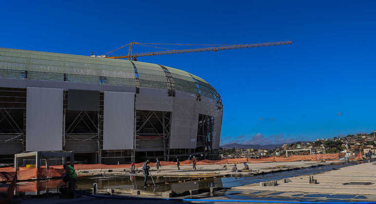 Nos dias que não tiver jogos, a Esplanada da Arena MRV ficará à disposição da população.