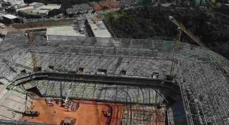 GALERIA: Veja como estão as obras do novo estádio do Atlético Mineiro