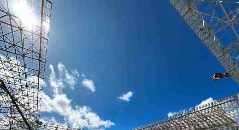 GALERIA: Veja como estão as obras do novo estádio do Atlético Mineiro