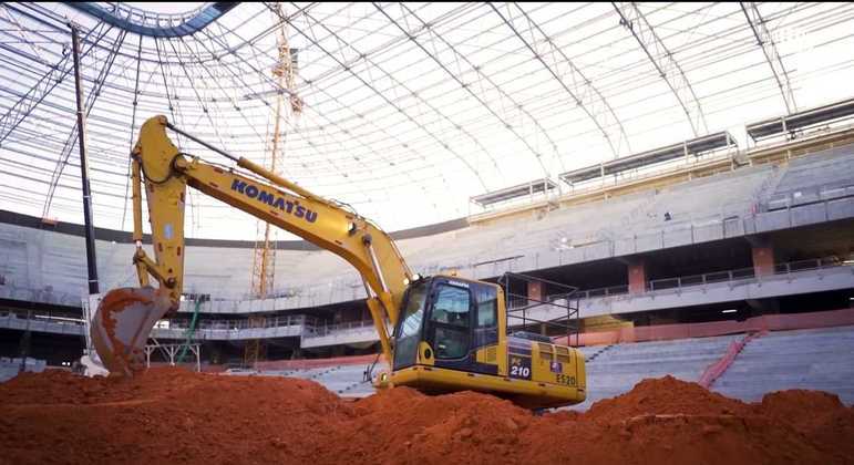 GALERIA: Veja como estão as obras do novo estádio do Atlético Mineiro