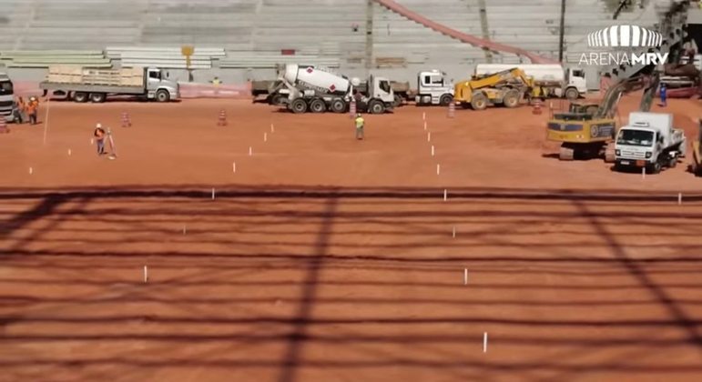 GALERIA: Veja como estão as obras do novo estádio do Atlético Mineiro