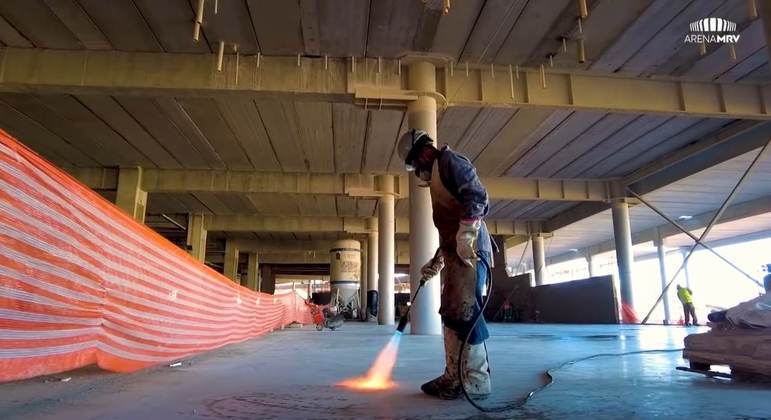 GALERIA: Veja como estão as obras do novo estádio do Atlético Mineiro