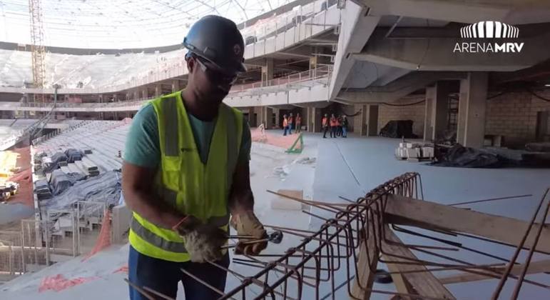 GALERIA: Veja como estão as obras do novo estádio do Atlético Mineiro