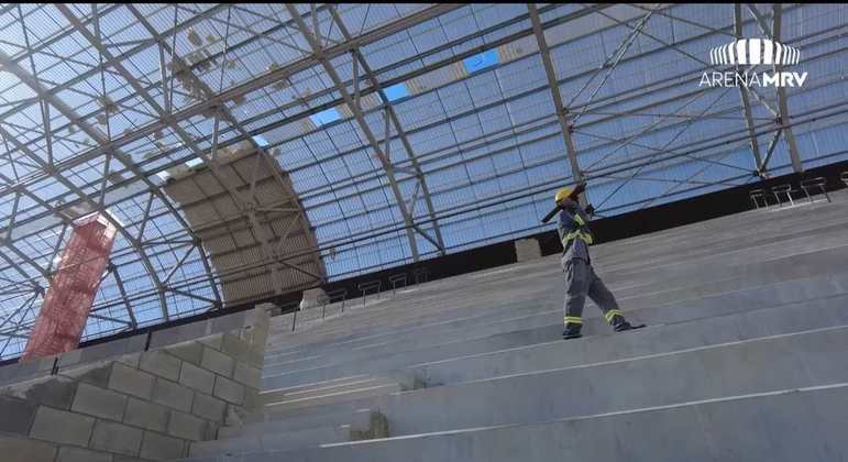 GALERIA: Veja como estão as obras do novo estádio do Atlético Mineiro