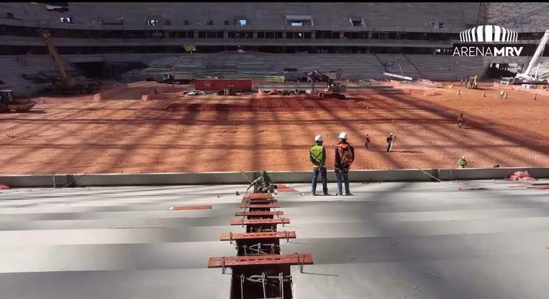 GALERIA: Veja como estão as obras do novo estádio do Atlético Mineiro