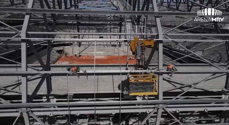 GALERIA: Veja como estão as obras do novo estádio do Atlético Mineiro