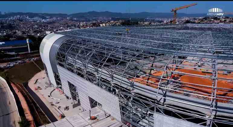 GALERIA: Veja como estão as obras do novo estádio do Atlético Mineiro