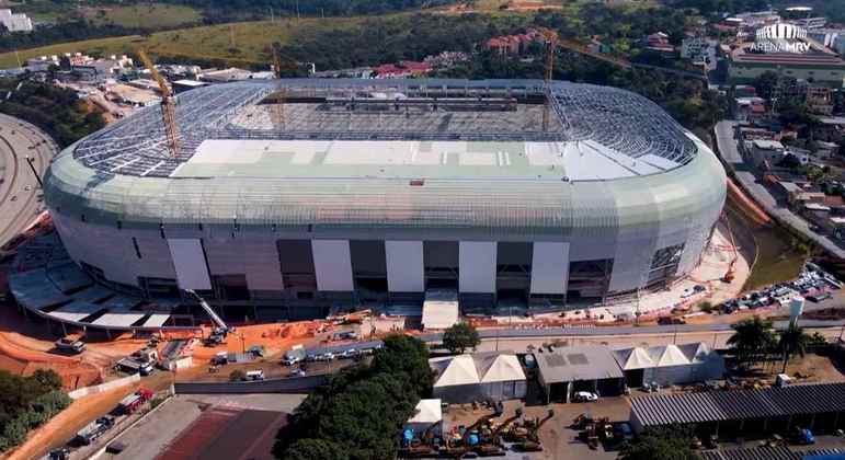 GALERIA: Veja como estão as obras do novo estádio do Atlético Mineiro