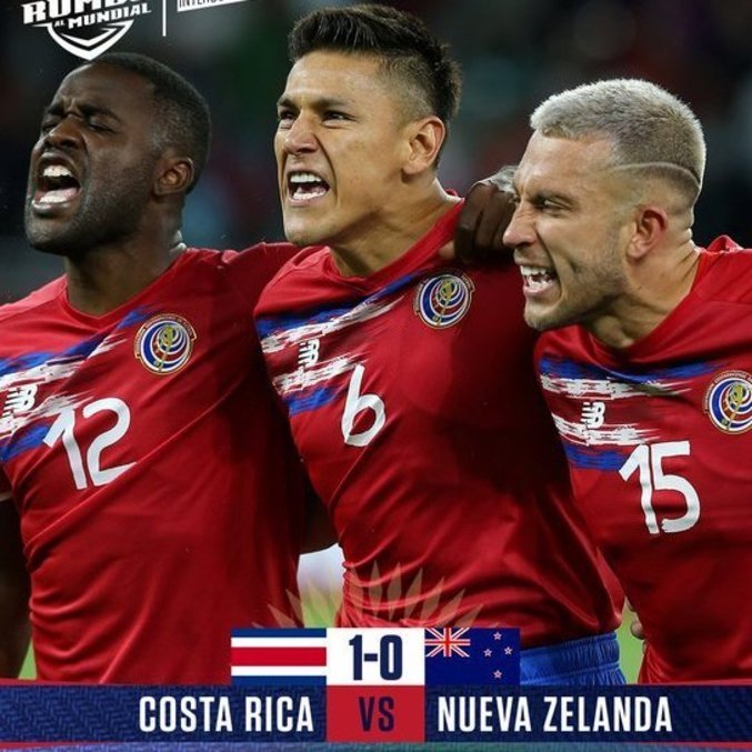 Costa Rica, classificada numa das Repescagens Intercontinentais