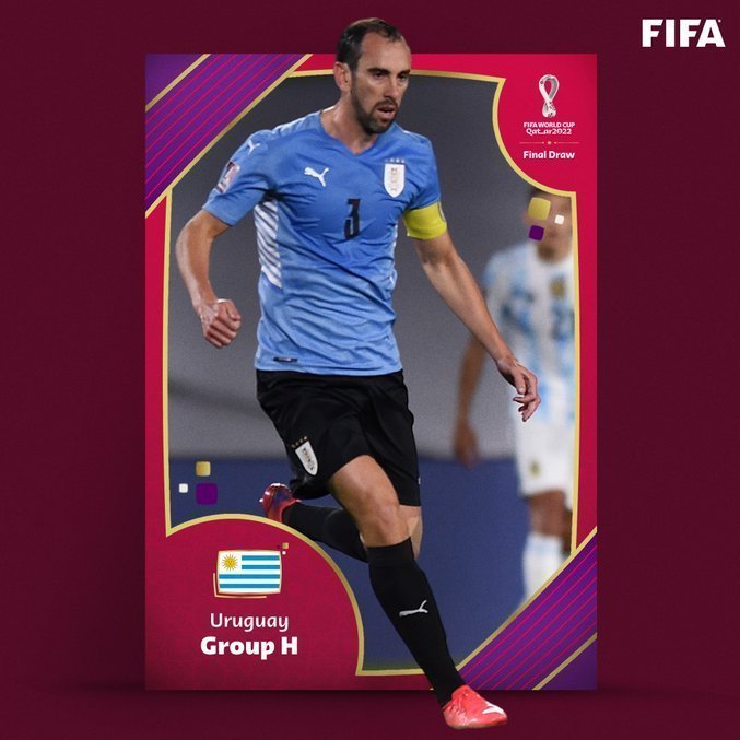 Diego Godin, do Uruguai