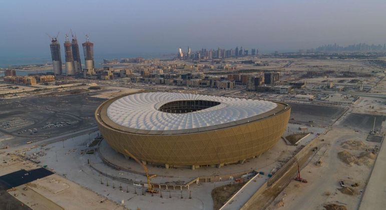 O Lusail Iconic, estádio da Finalíssima da Copa do Catar