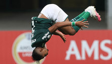 Rony faz de bicicleta, Palmeiras goleia Cerro e pega Atlético-MG nas quartas