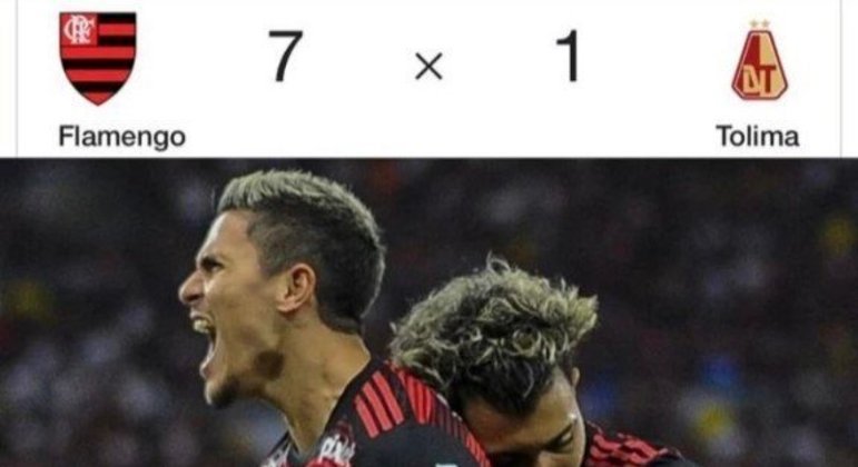 Libertadores: os melhores memes da goleada por 7 a 1 do Flamengo diante do Tolima.