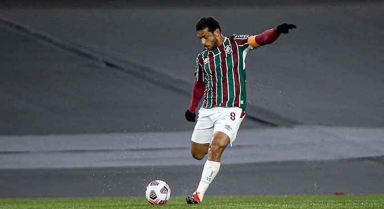 DESTAQUE NA CLASSIFICAÇÃO: Em mais um show na Libertadores, Fred foi eleito o melhor em campo pela terceira vez na fase de grupos e deu duas assistências na vitória por 3 a 1 sobre o River Plate, no Monumental de Núñez, primeiro para Caio Paulista e depois para Nene.