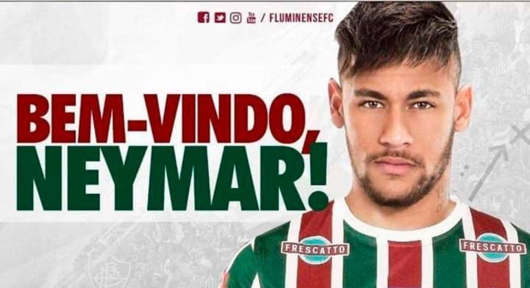 Com a aposentadoria de Fred, Neymar poderia ocupar o espaço deixado pelo ídolo no coração dos torcedores do Fluminense.