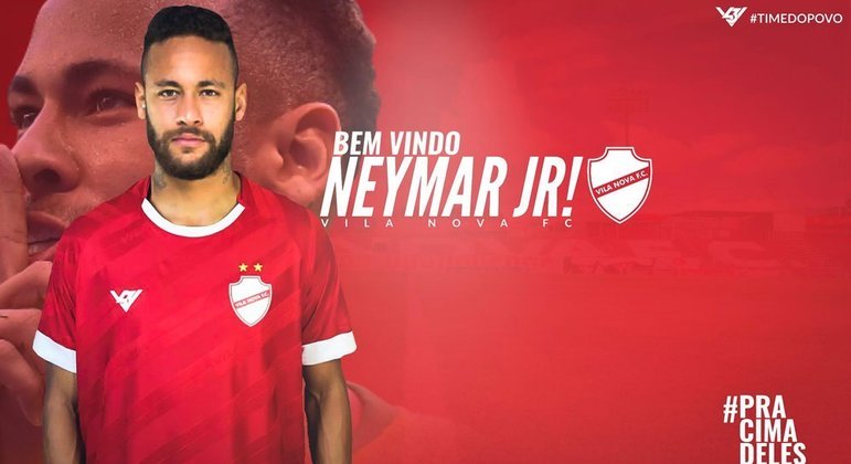 A torcida do Vila Nova também sonha com Neymar. Seria um bom reforço na luta contra o rebaixamento na Série B?