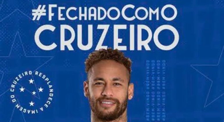 Torcedores do Cruzeiro sonham com a chegada de Neymar.