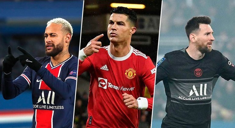 No PSG, Cristiano Ronaldo poderia participar do trio de ataque com os melhores jogadores do mundo da última década. Mbappé poderia atuar no ataque com Neymar jogando como um camisa 10