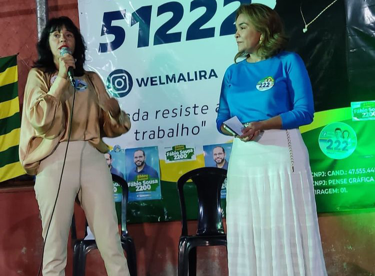 Deputada Welma Lira e Izaura Cardoso