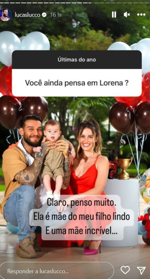 Lucas Lucco confessa que ainda "pensa muito" na ex-companheira