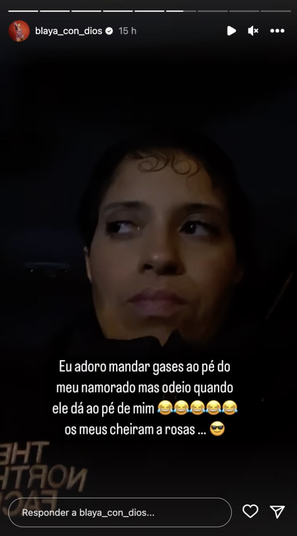 Blaya Rodrigues revela: "Adoro mandar gases ao pé do meu namorado"