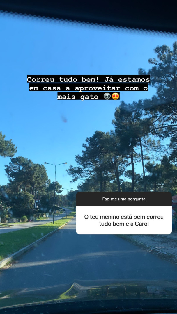 David Carreira revela que o bebé e Carolina Carvalho já estão em casa