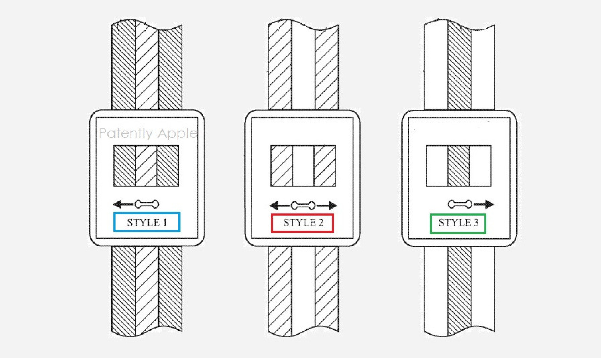 Patente aponta para relógios Apple Watch com braceletes inovadoras