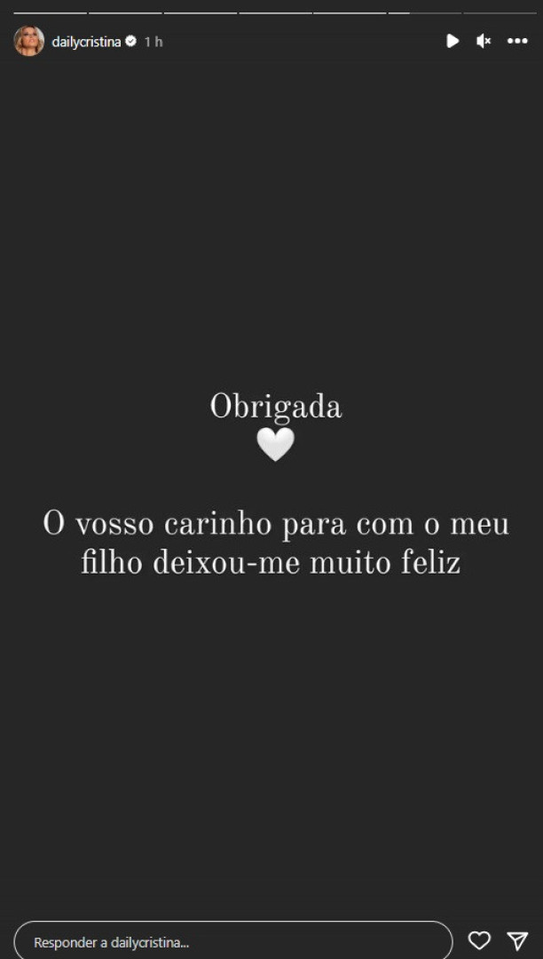 Cristina Ferreira agradece onda de carinho após aniversário do filho