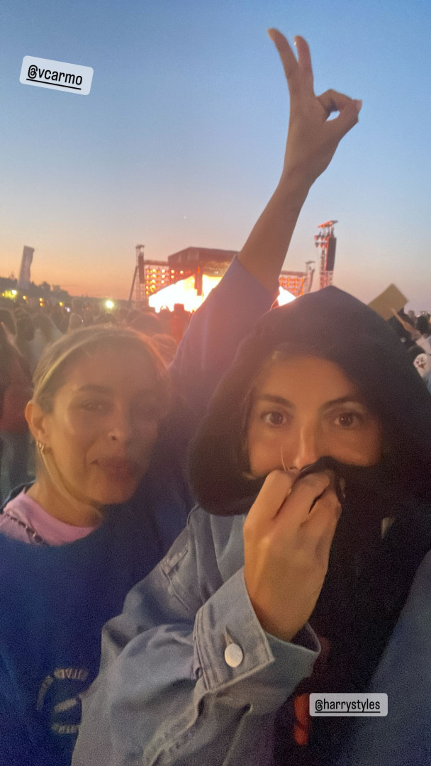 Famosos no concerto de Harry Styles no Passeio Marítimo de Algés