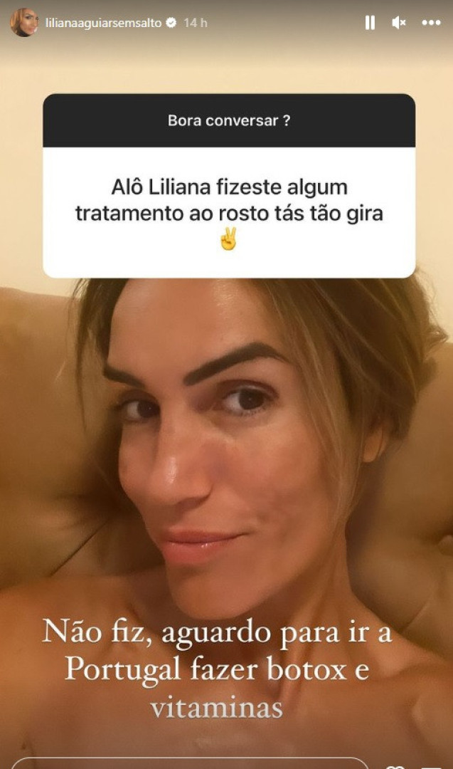 "Fizeste algum tratamento ao rosto?". Liliana Aguiar reponde a internauta