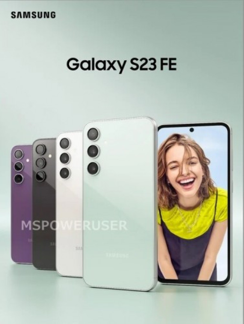 Imagem revela as cores do novo Galaxy S23 mais acessível