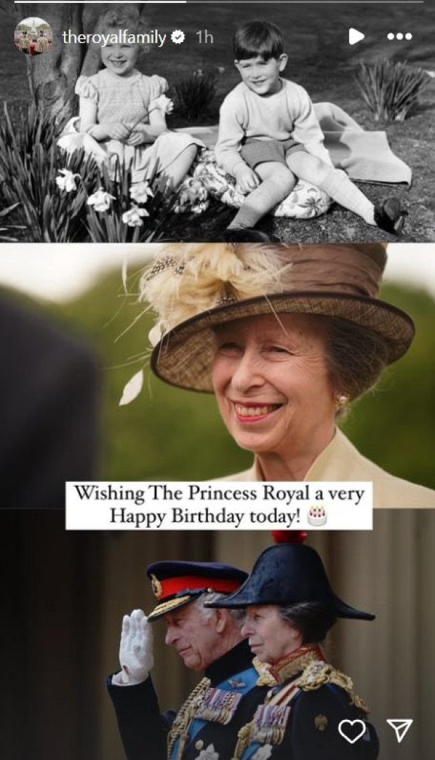 Dia de festa na realeza britânica! Princesa Ana está de parabéns