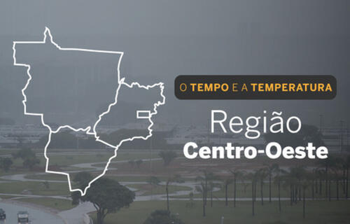 PREVISÃO DO TEMPO: Centro-Oeste terá pancadas de chuva e trovoadas, nesta sexta-feira (18)