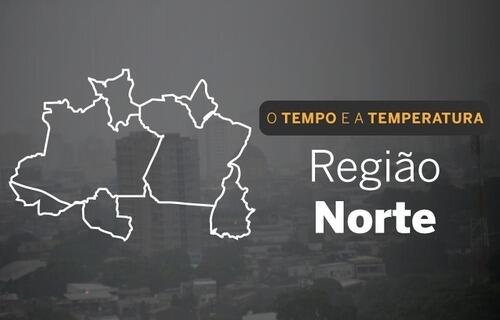 PREVISÃO DO TEMPO: Região Norte tem céu encoberto e chuvisco nesta quinta (17)